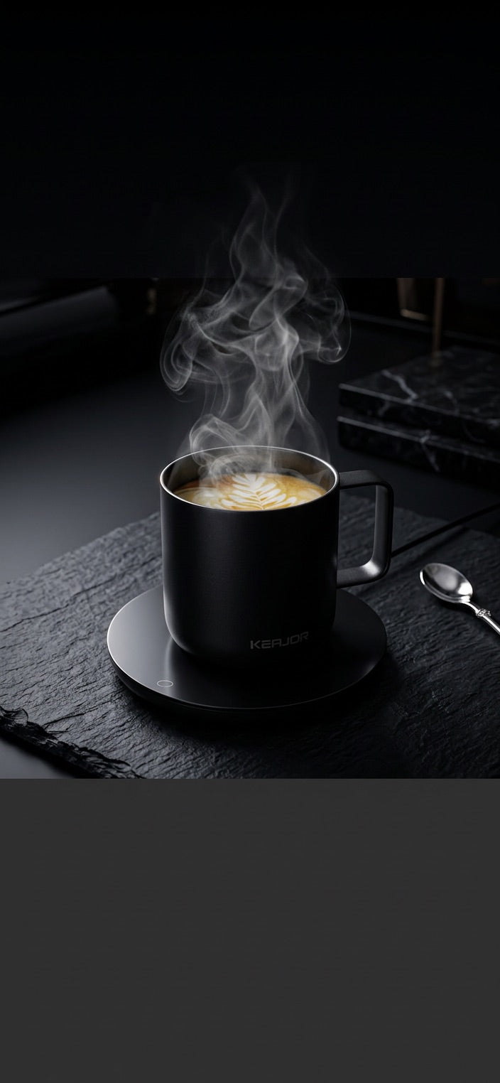 Calentador de Tazas Eléctrico – Tu Café Caliente Hasta el Último Sorbo | Base Térmica con Botón Táctil